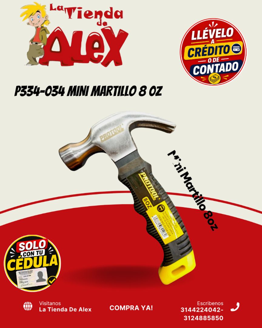 P334-034 MINI MARTILLO 8 0Z