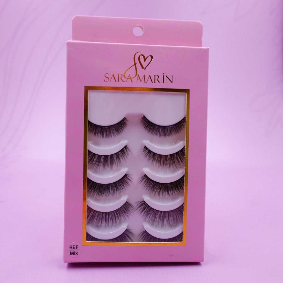 PESTAÑAS ENTERAS X5 SARA MARIN 