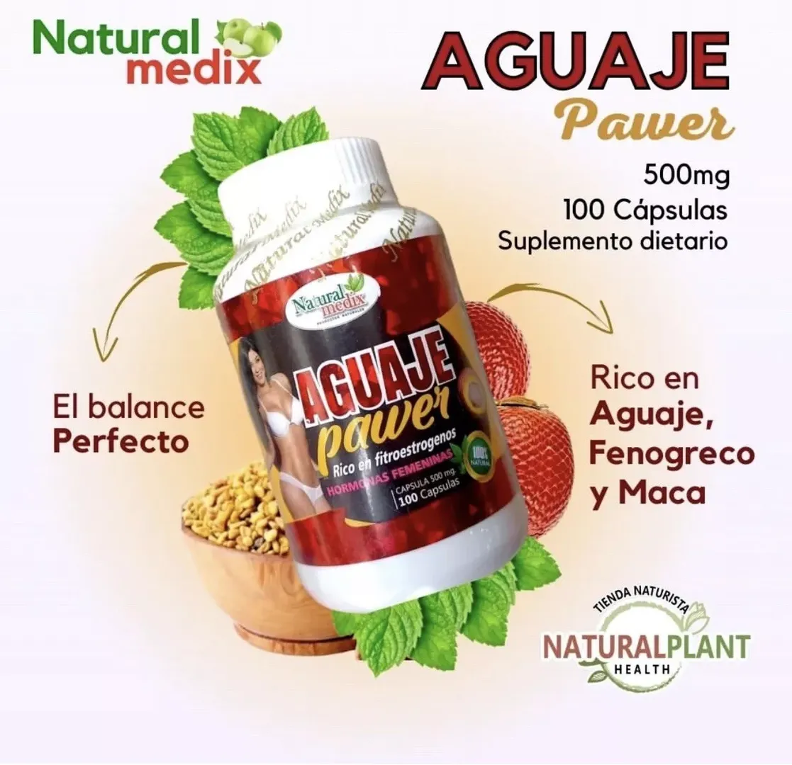 Aguaje Power rico en Fitroestrogeno s 100% Natural 