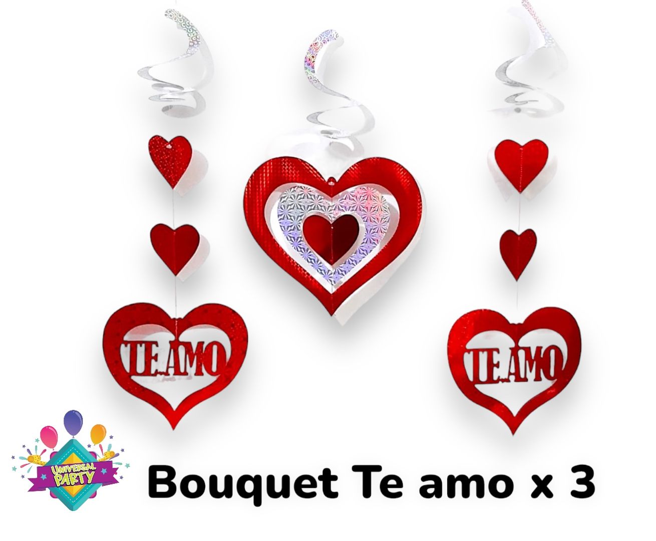 BOUQUET AMOR Y AMISTAD X 3 UNI 