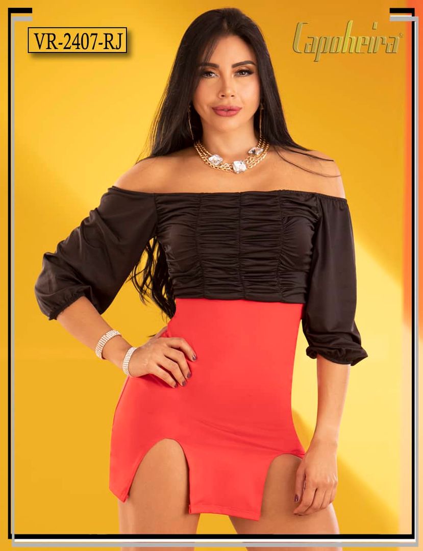 Vestido Falda Recogida - VR2407