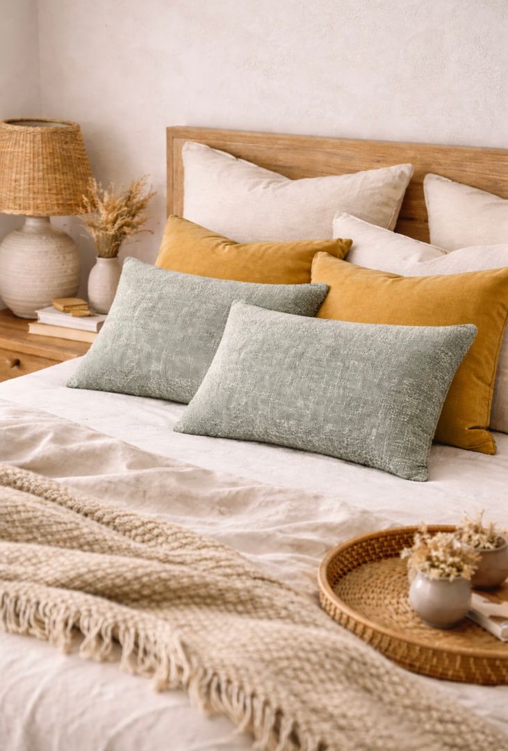 Almohadón Verde Seco 