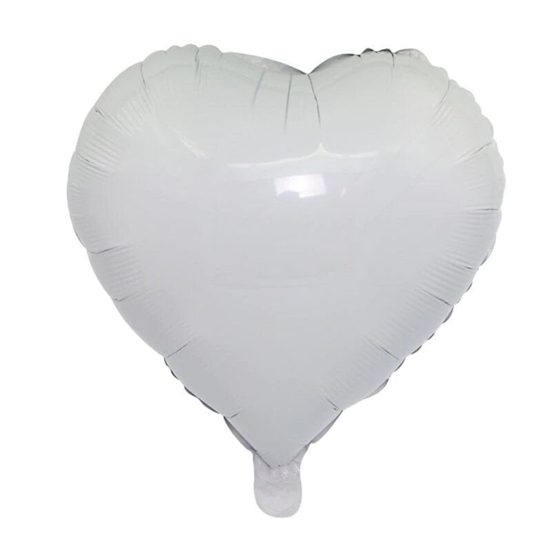 GLOBO FOIL CORAZON  18'  X 50 UNIDADES SURTIDO