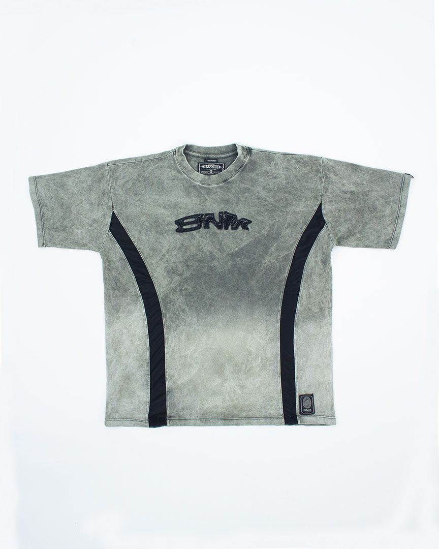 camiseta oversize bandas malla