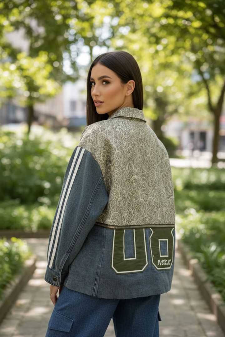 BLAZER MIX CREMALLERA GREEN