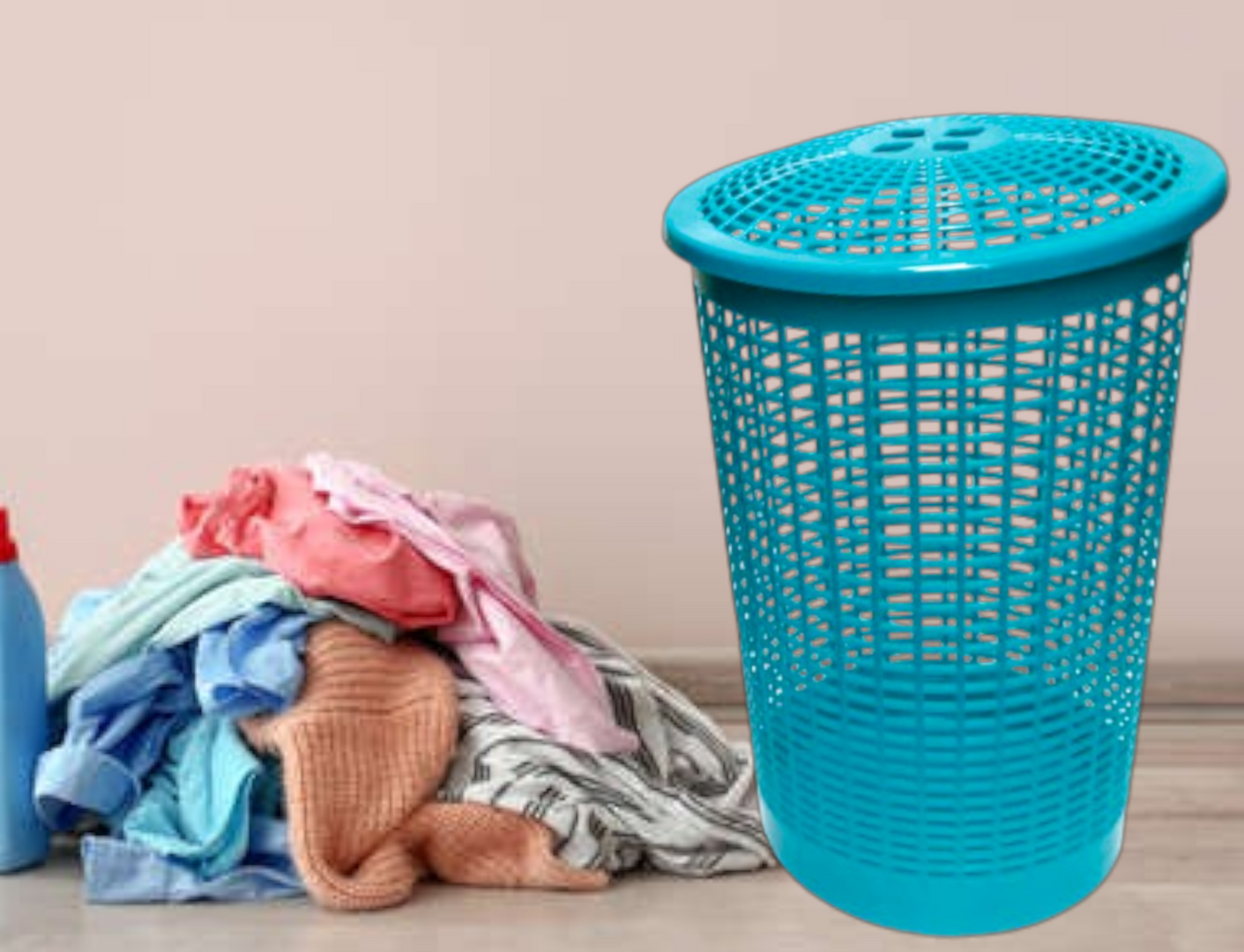 CESTA PARA ROPA CON TAPA-CLP