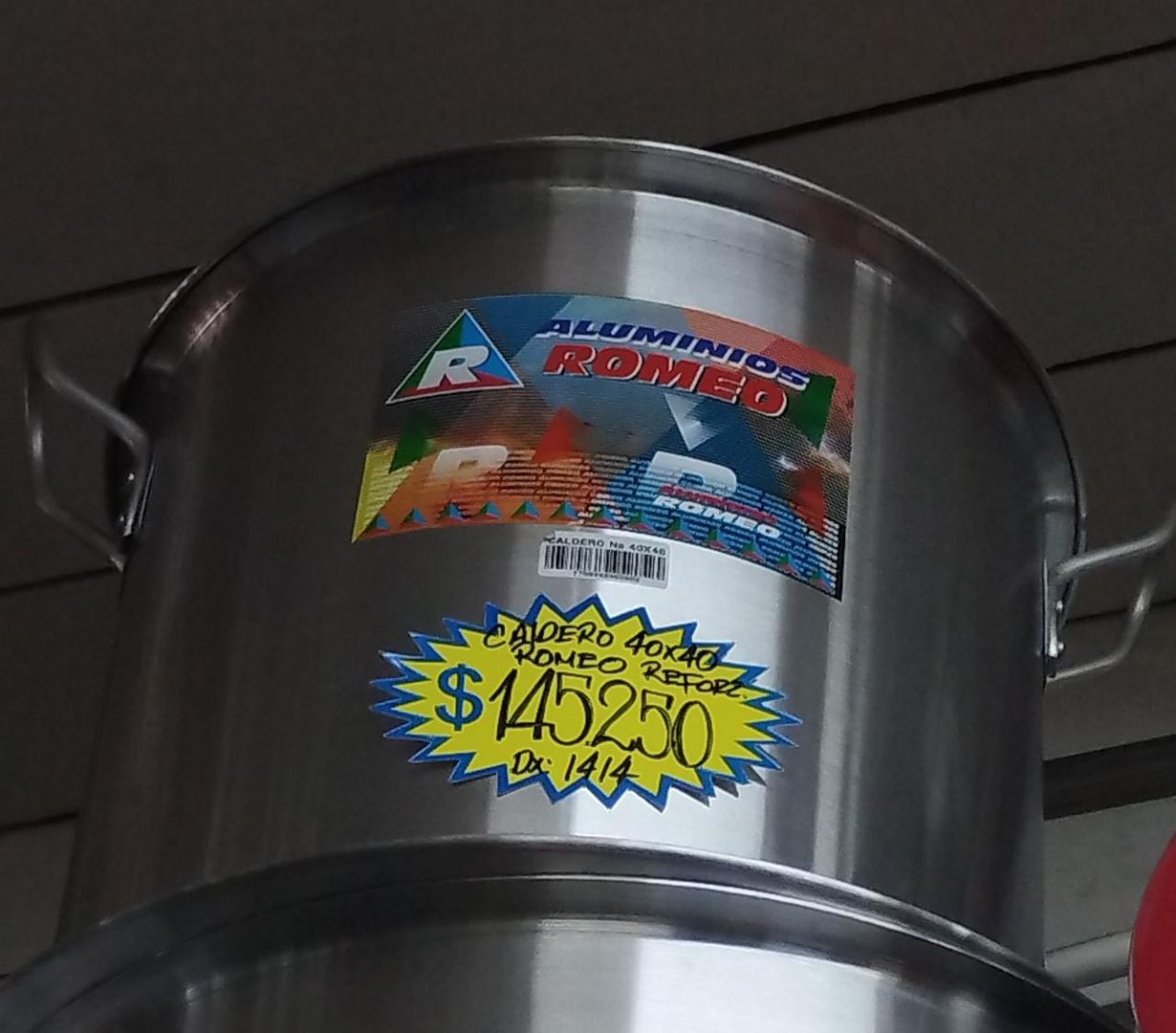 CALDERO RECTOS REFORZADOS 40X40 ROMEO 0051 ALUMINIOS ROMEO