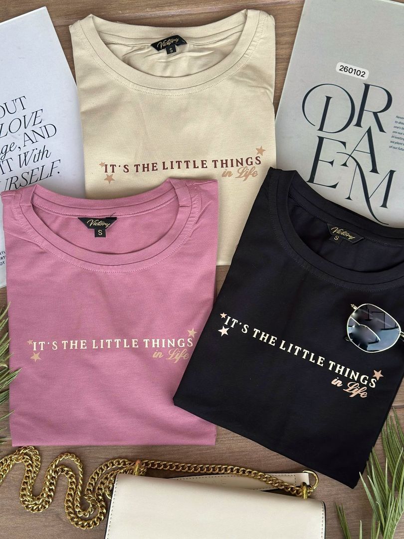 CAMISETA CAPRI SLIM ITS THE LITTLE THING 260102