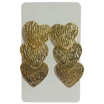 Imagen del producto Aretes en Cascada Corazones