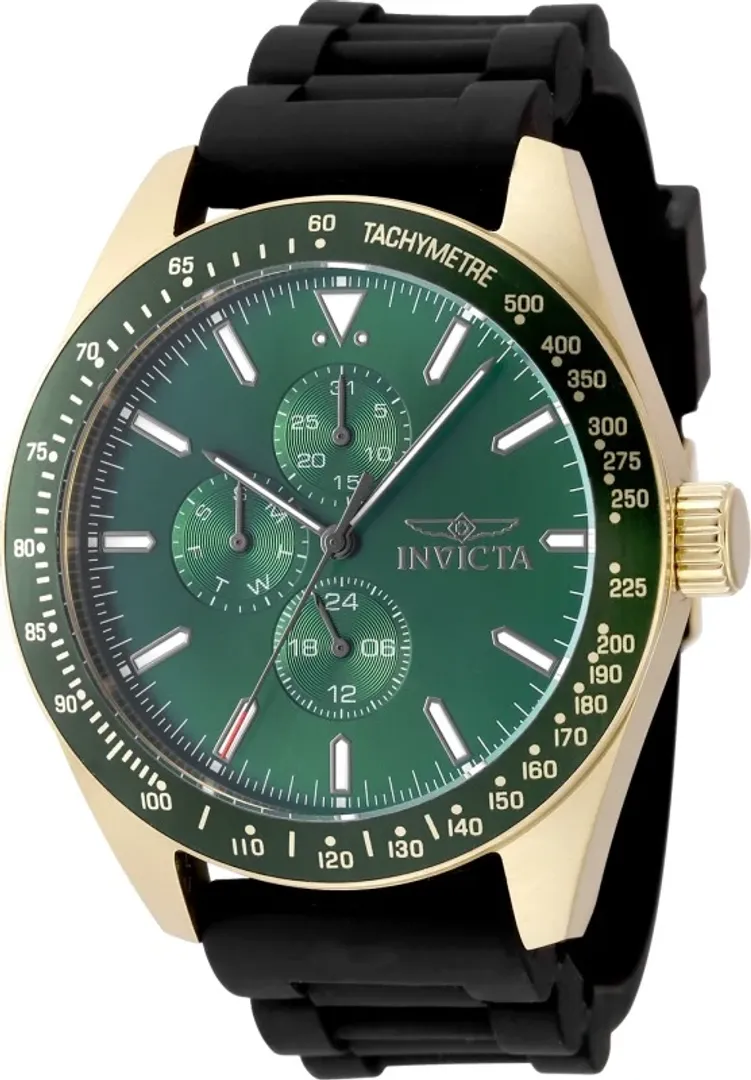 reloj deportivo para hombre invicta aviator 49077 - negro