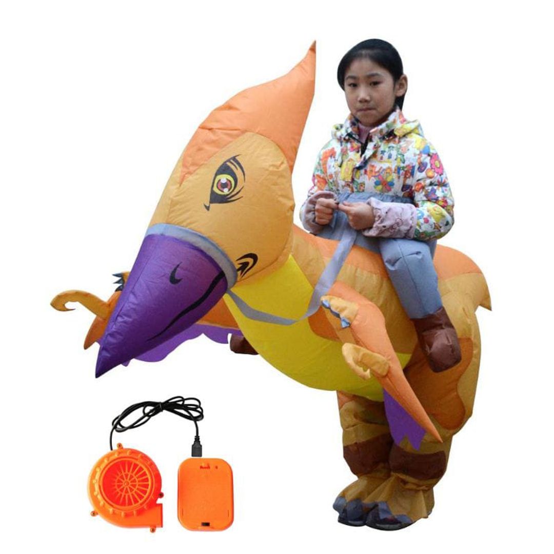 DISFRAZ INFLABLE DINO VOLADOR Y FLAMENCO
