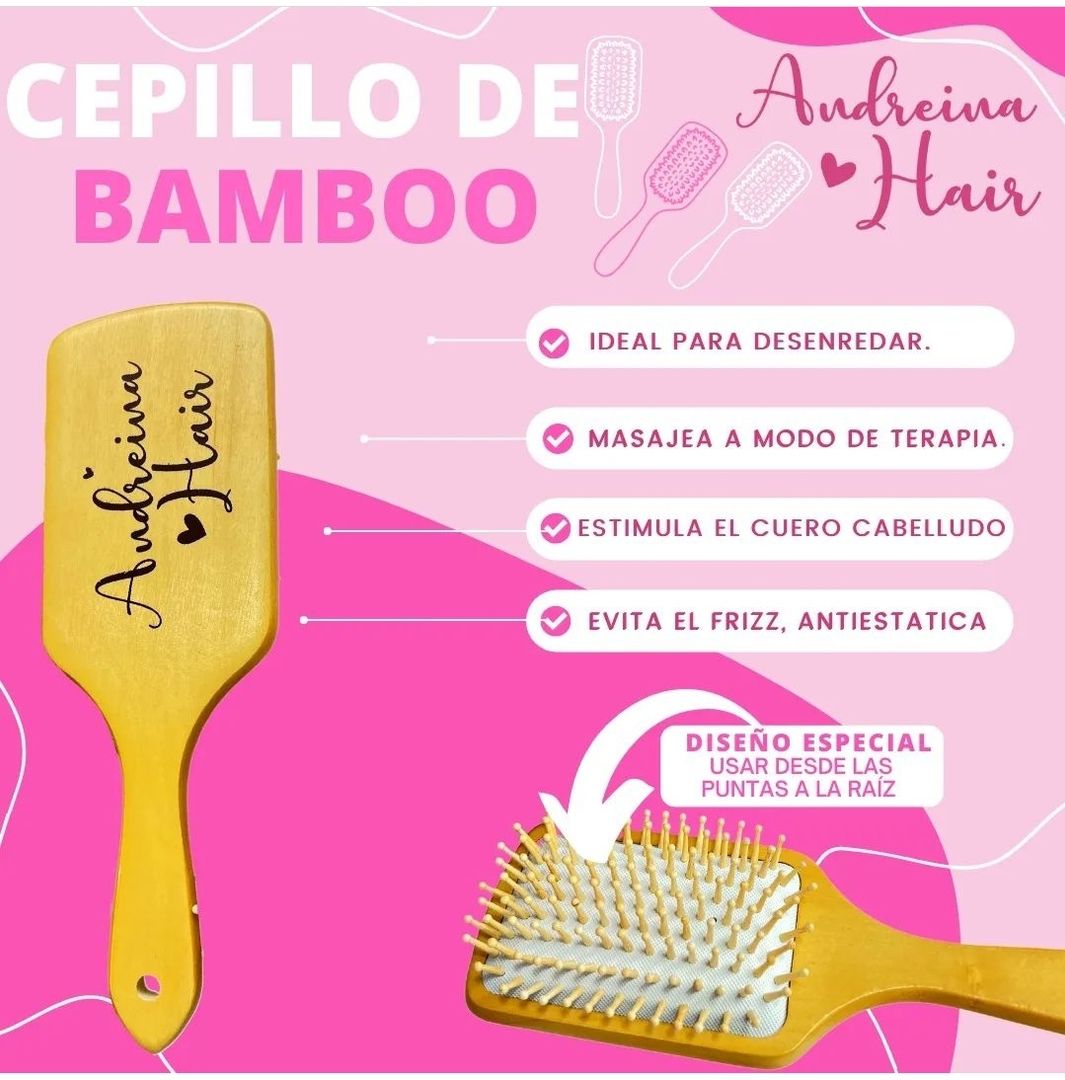 Cepillo de bamboo “Andreina Hair”
