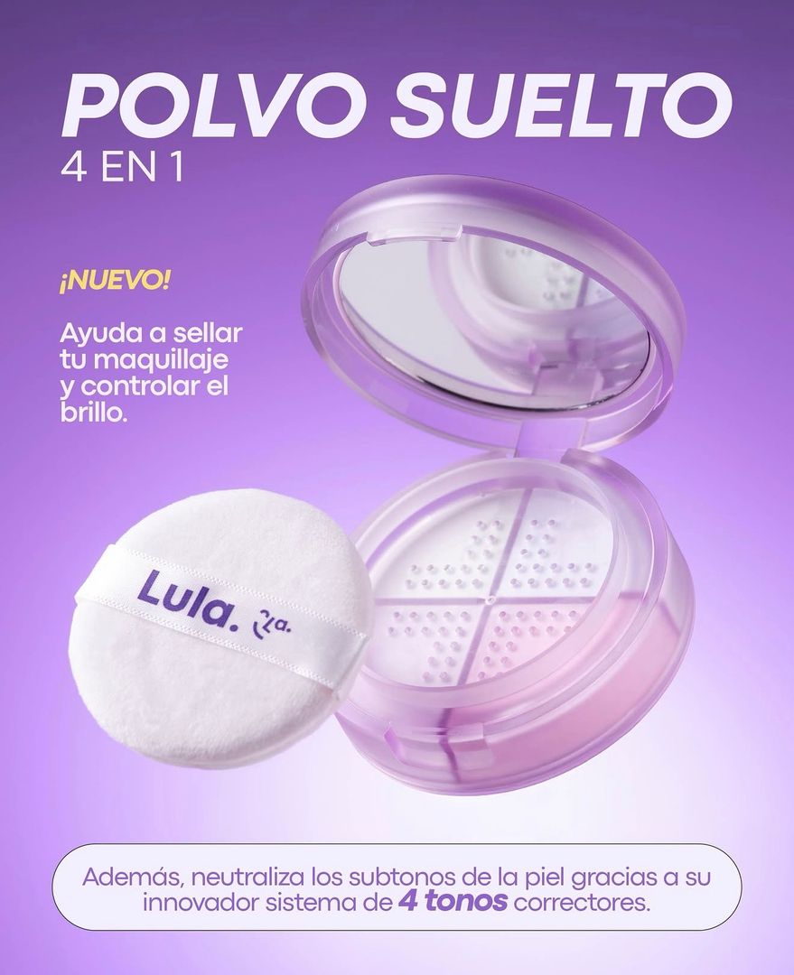 Polvo suelto 4 en 1