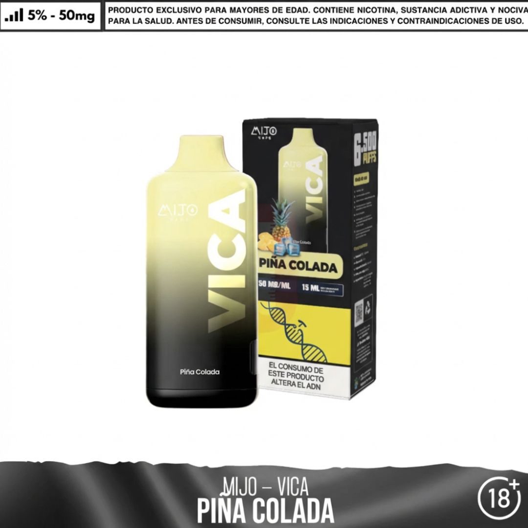Vape Mijo Vica Piña Colada 6500 Puffs