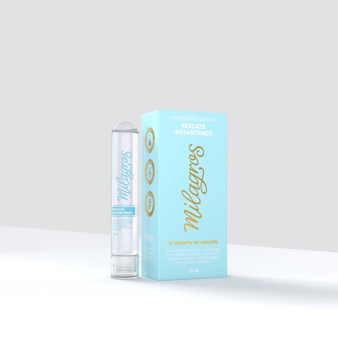 Tratamiento Capilar Rescate Instantáneo Azul 30 ml Milagros