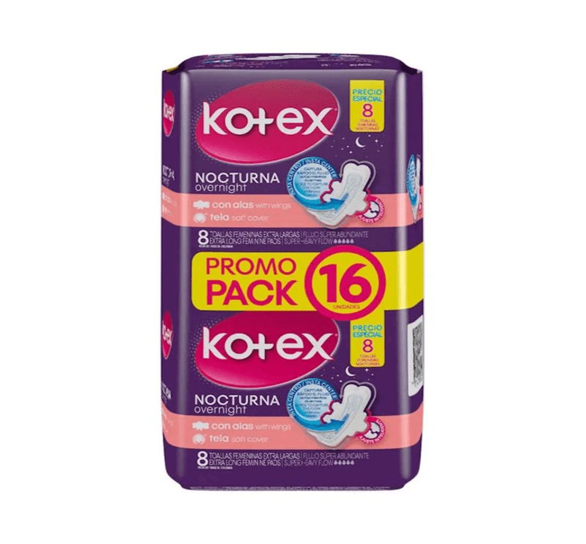 KOTEX NOCTURNA PROMO PACK*16