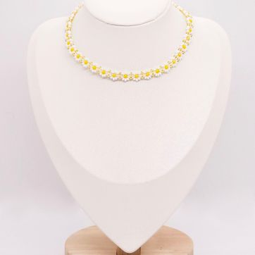 CADENA TEJIDA FLOR  - imagen 1