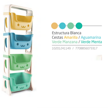 Imagen del producto Estante  Organizador  4 Niveles Niños