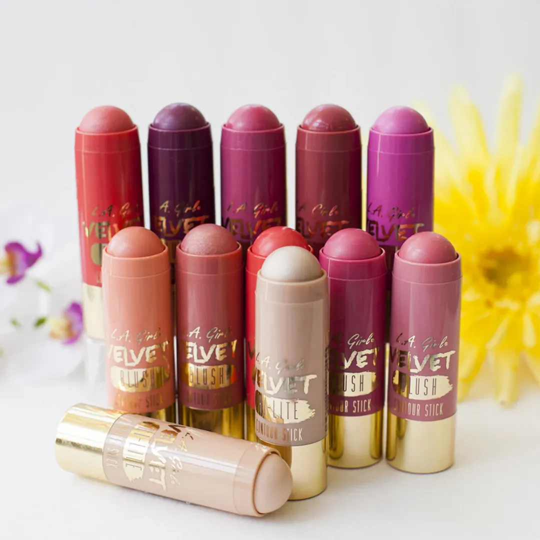 VELVET BLUSH/CONTOUR/HI-LITE STICK L.A GIRL