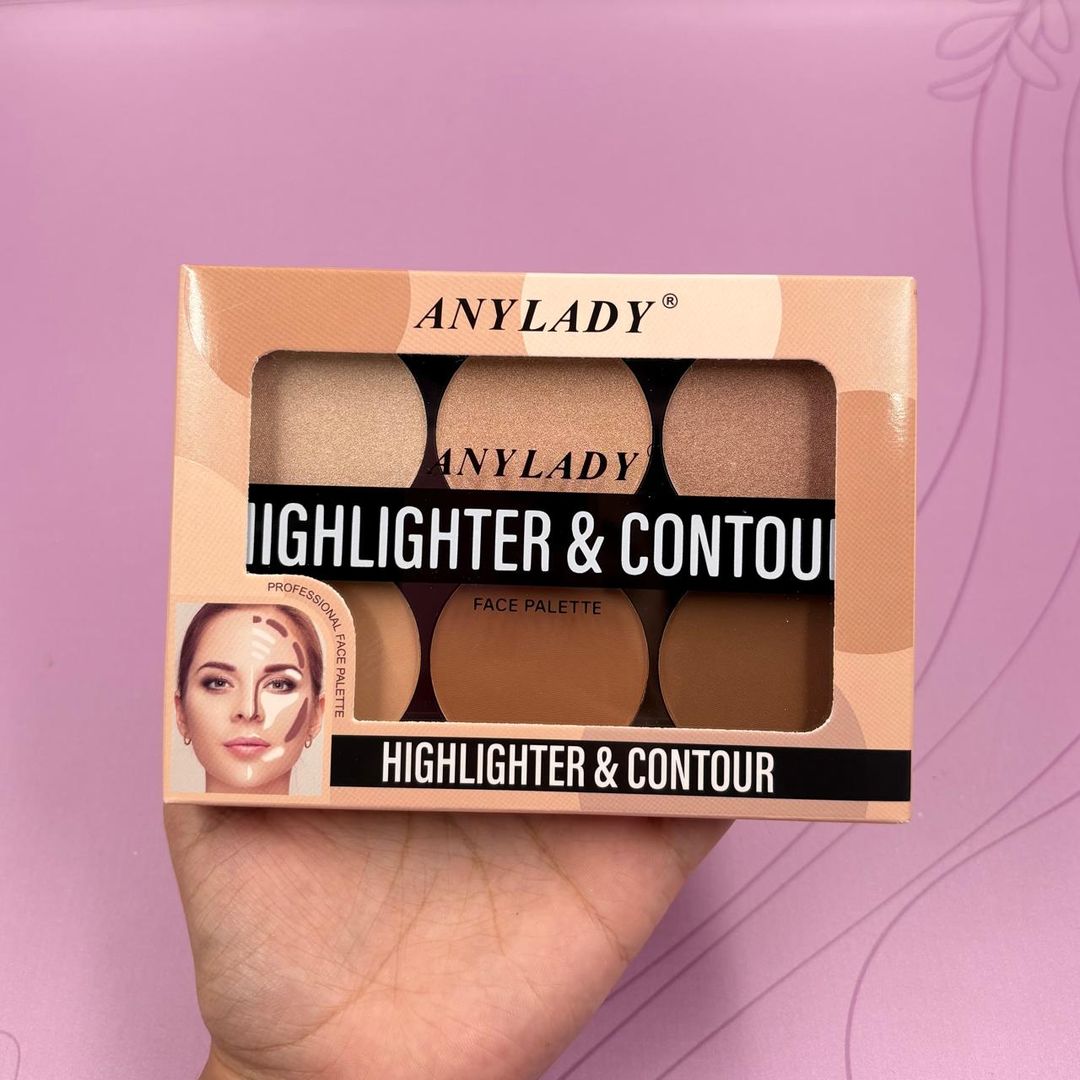 PALETA DE CONTORNOS E ILUMINADORES ANYLADY