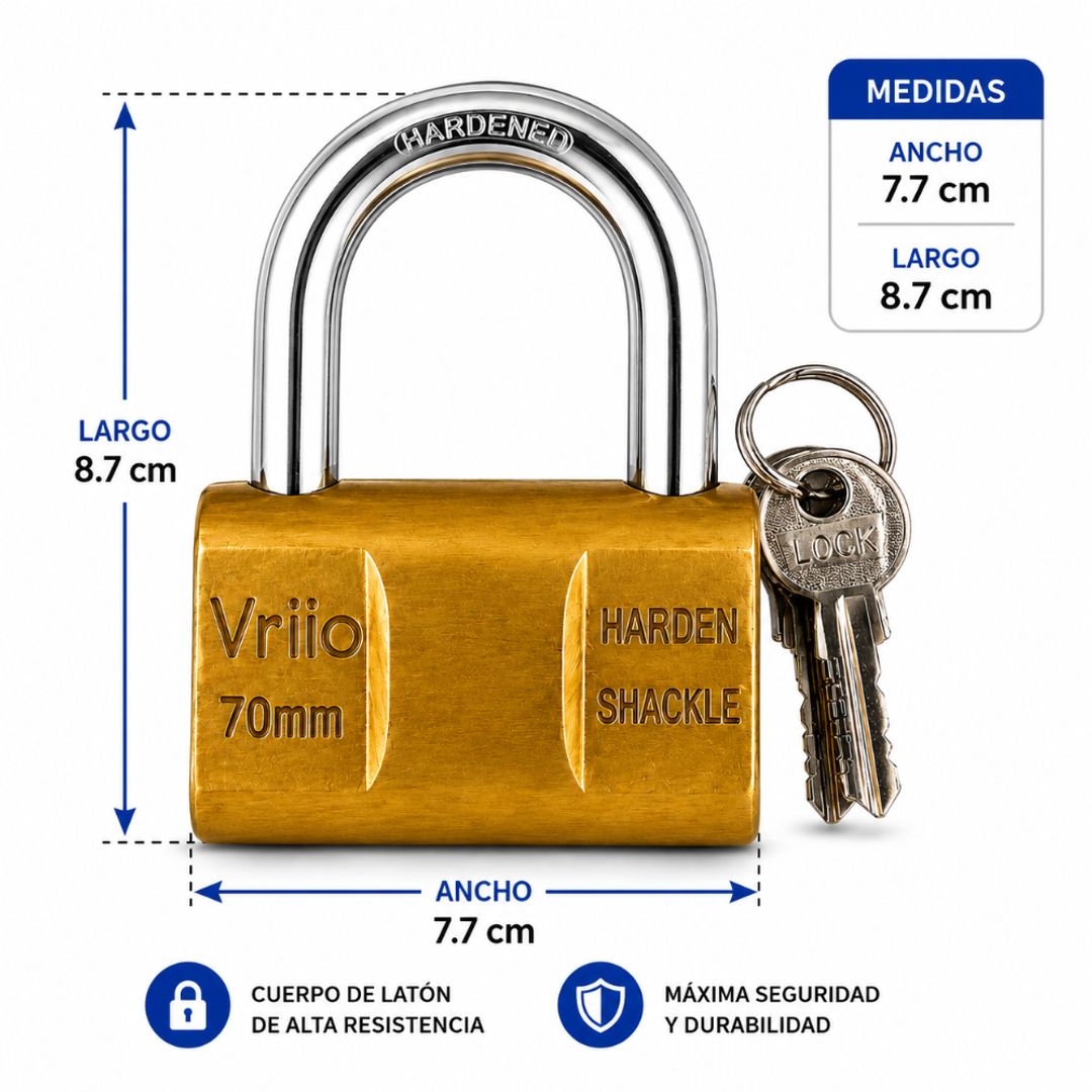 Candado de seguridad 70 mm