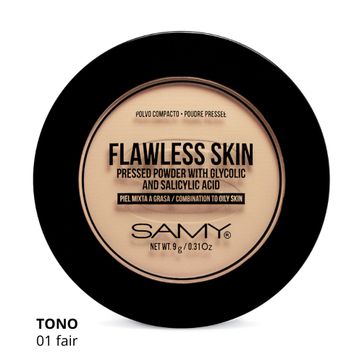 POLVO COMPACTO PIEL MIXTA A GRASA SAMY - imagen 1