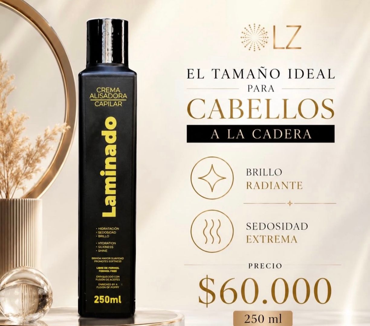 Crema alisadora capilar laminado 