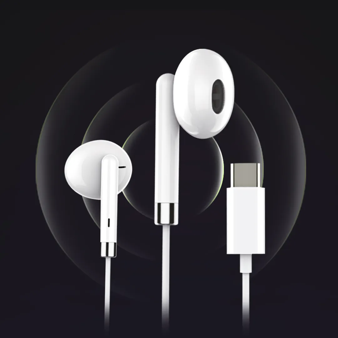 AUDIFONOS AURICULARES MANOS LIBRES TIPO C SUPER BASS