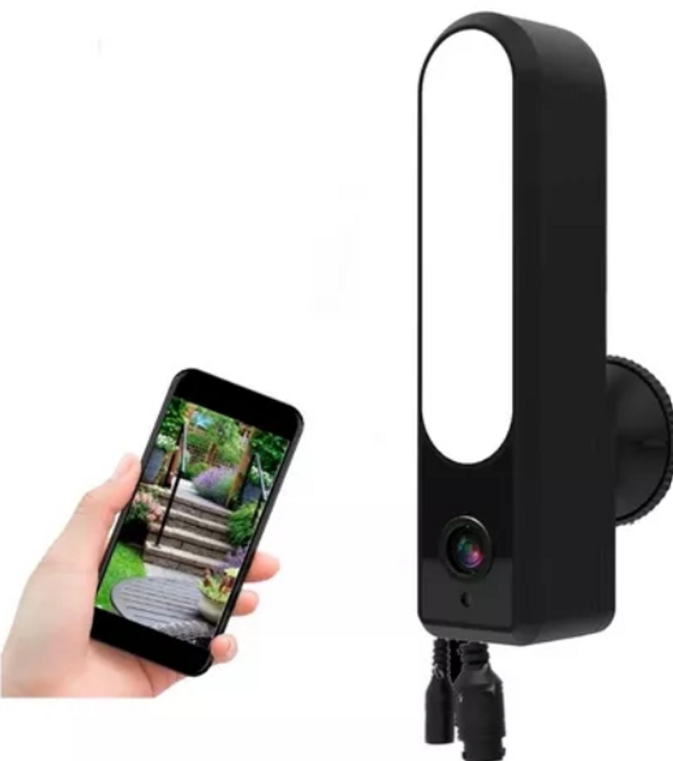 CAMARA IP EXTERIOR CON LAMPARA APP TUYA