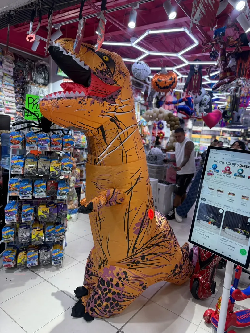 DISFRAZ INFLABLE DINOSAURIO