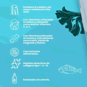FUSION COLLAGEN MARINE PLUS – COLAGENO HIDROLIZADO - imagen 2