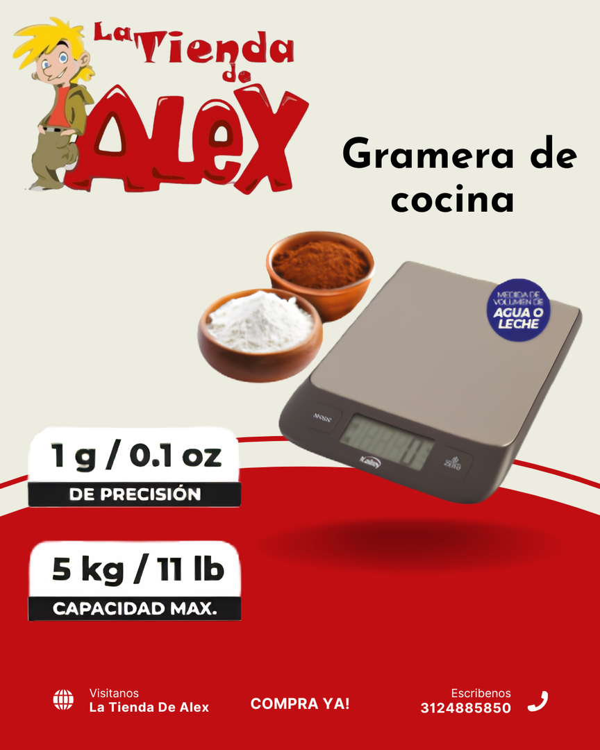 Gramera  de Cocina Gris