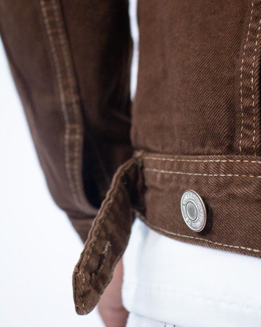 CHAQUETA SLIM CLASICA CAFE