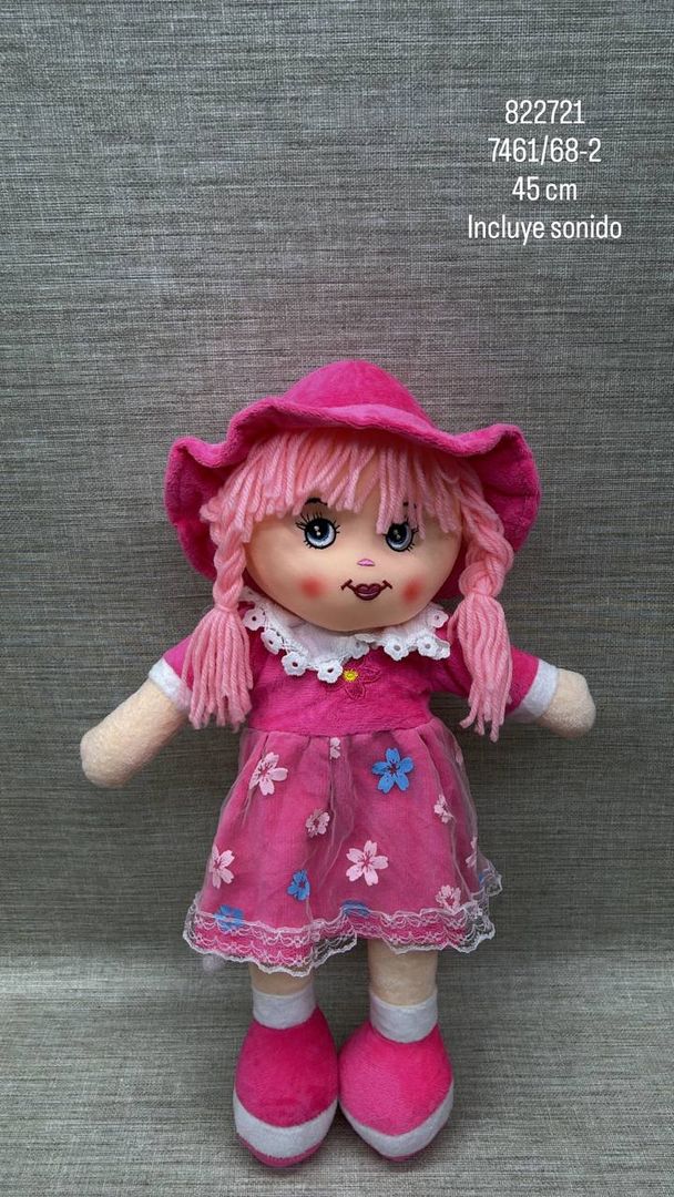 MUÑECA DE TRAPO SURTIDA 45 CM