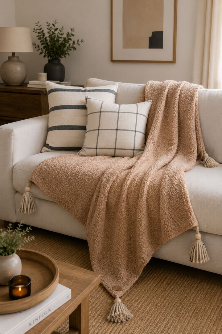 Manta/Throw Paño Boucle 