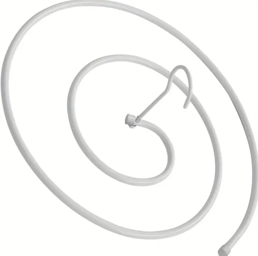 Gancho Espiral para ropa negro