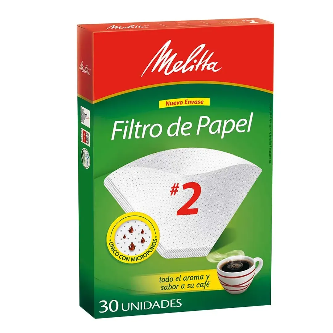 FILTRO PAPEL MELITTA #2*30
