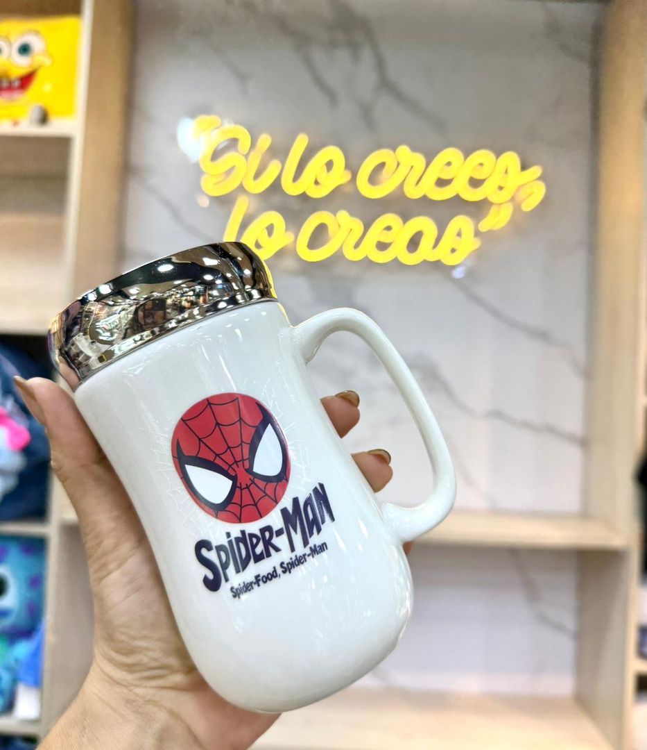 MUG TAPA ESPEJO SPIDERMAN V3 