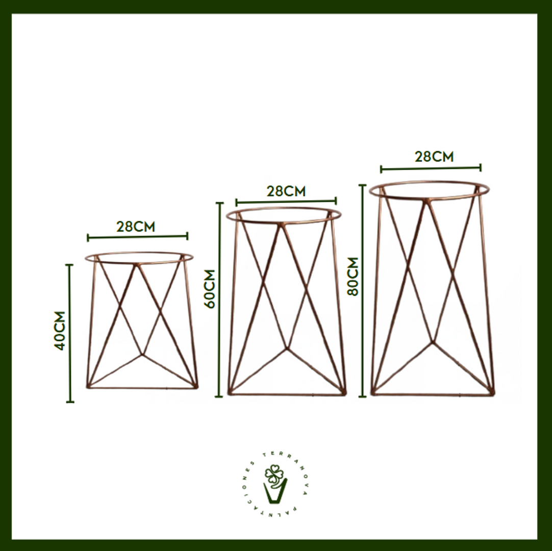 SOPORTES METALICOS (Oro rosa)
