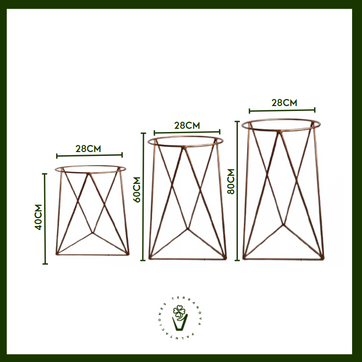 SOPORTES METALICOS (Oro rosa) - imagen 2