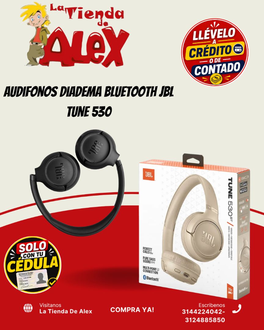 Audifonos Diadema Bluetooth JBL Tune 530