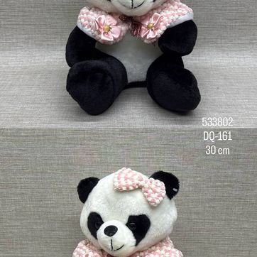 Imagen del producto PANDA CON LAZO Y CAPA 30 CM