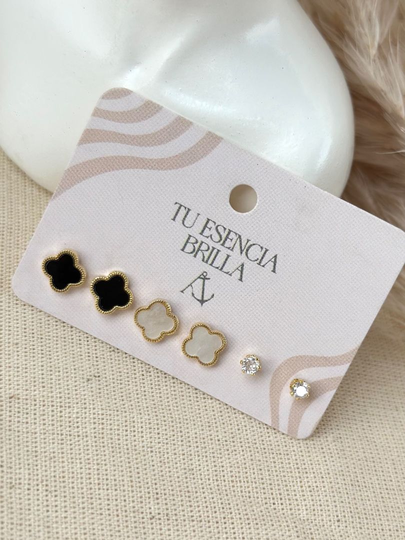 Set topo trío vancleef 