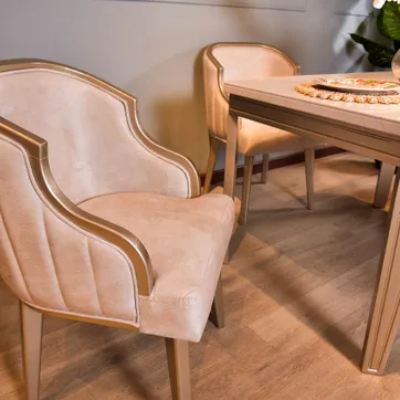 CDOR CHARLESTON CHAMPAÑA X4 PM MARMOLIZADA TAPIZ  MARFIL - imagen 6