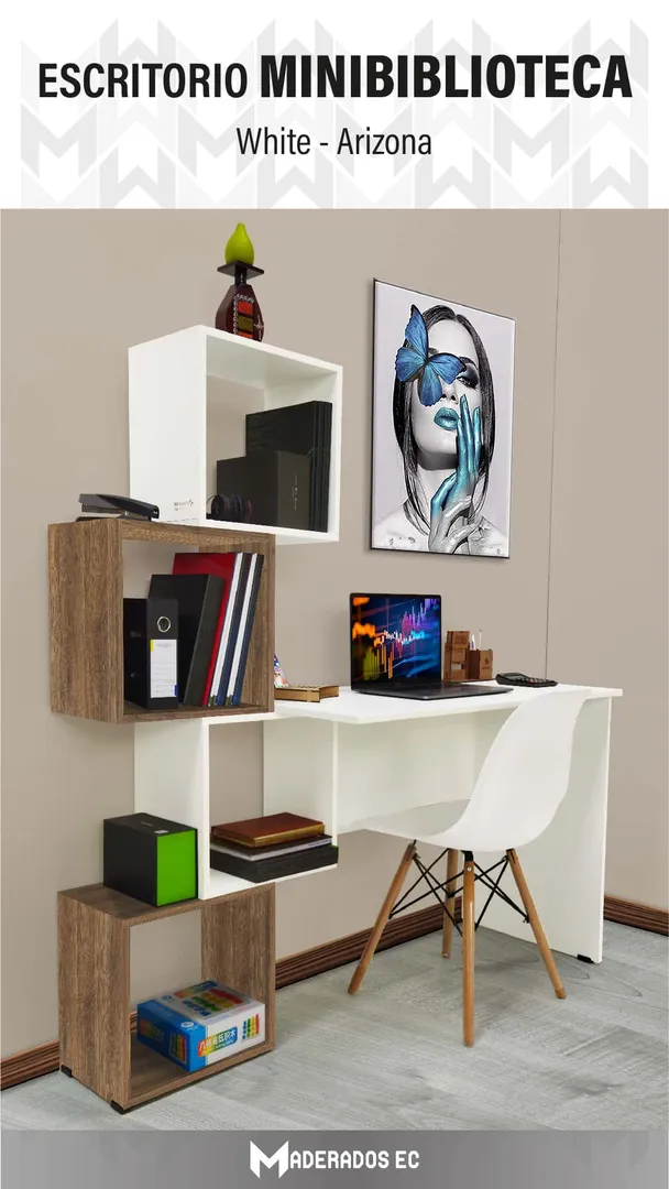 Escritorio - modelo Minibiblioteca