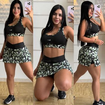 Imagen del producto FALDA TENNIS TOP ESTAMPADA