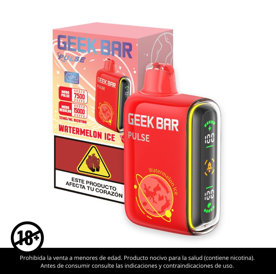 Vape Geek Bar Pulse Watermelon Ice 15.000 Puffs