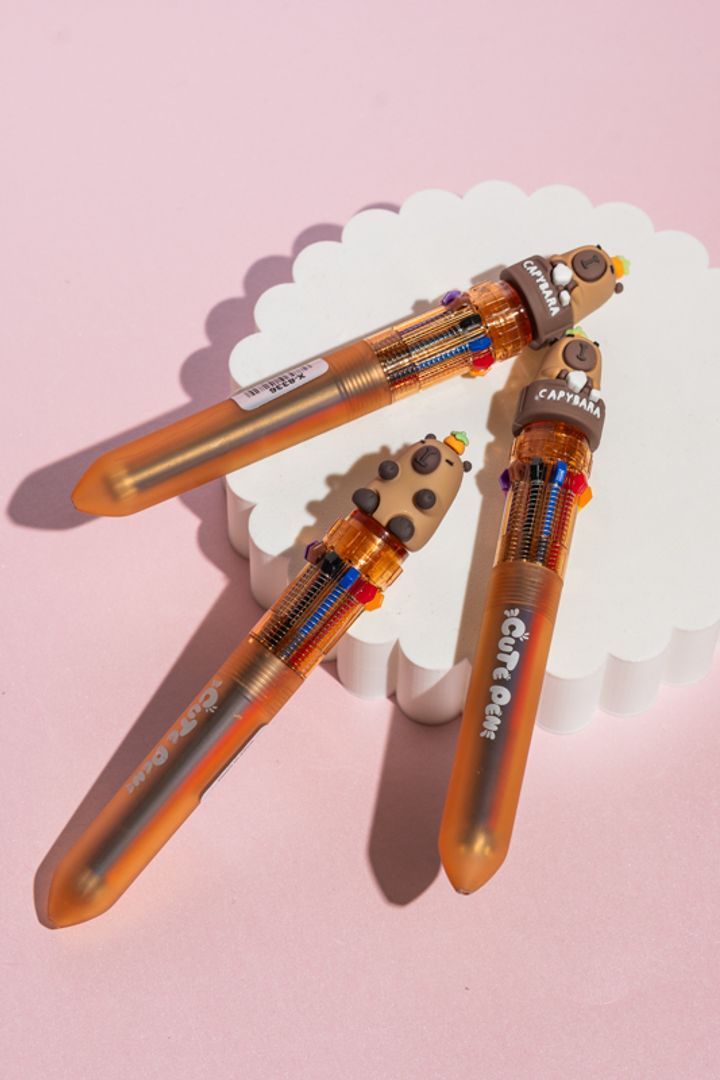 LAPICEROS MULTICOLOR CAPYBARA