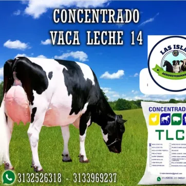 Imagen del producto VACA  LECHE 14 PELETIZADO TLC x 40 Kilos