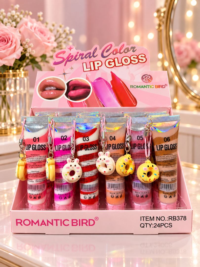 Gloss espiral llavero 